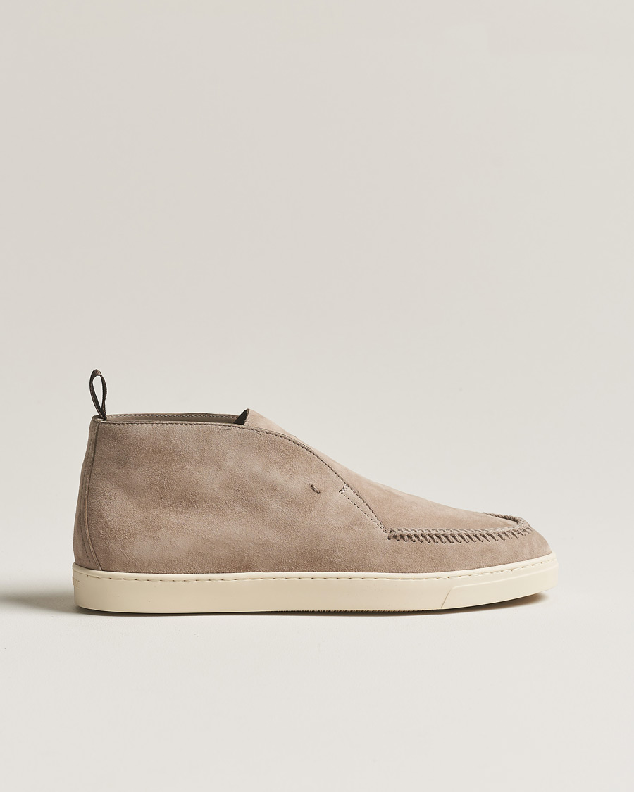 Heren | Giorgio Armani Intrecci Chukka Boot Beige Suede | Giorgio Armani | Intrecci Chukka Boot Beige Suede