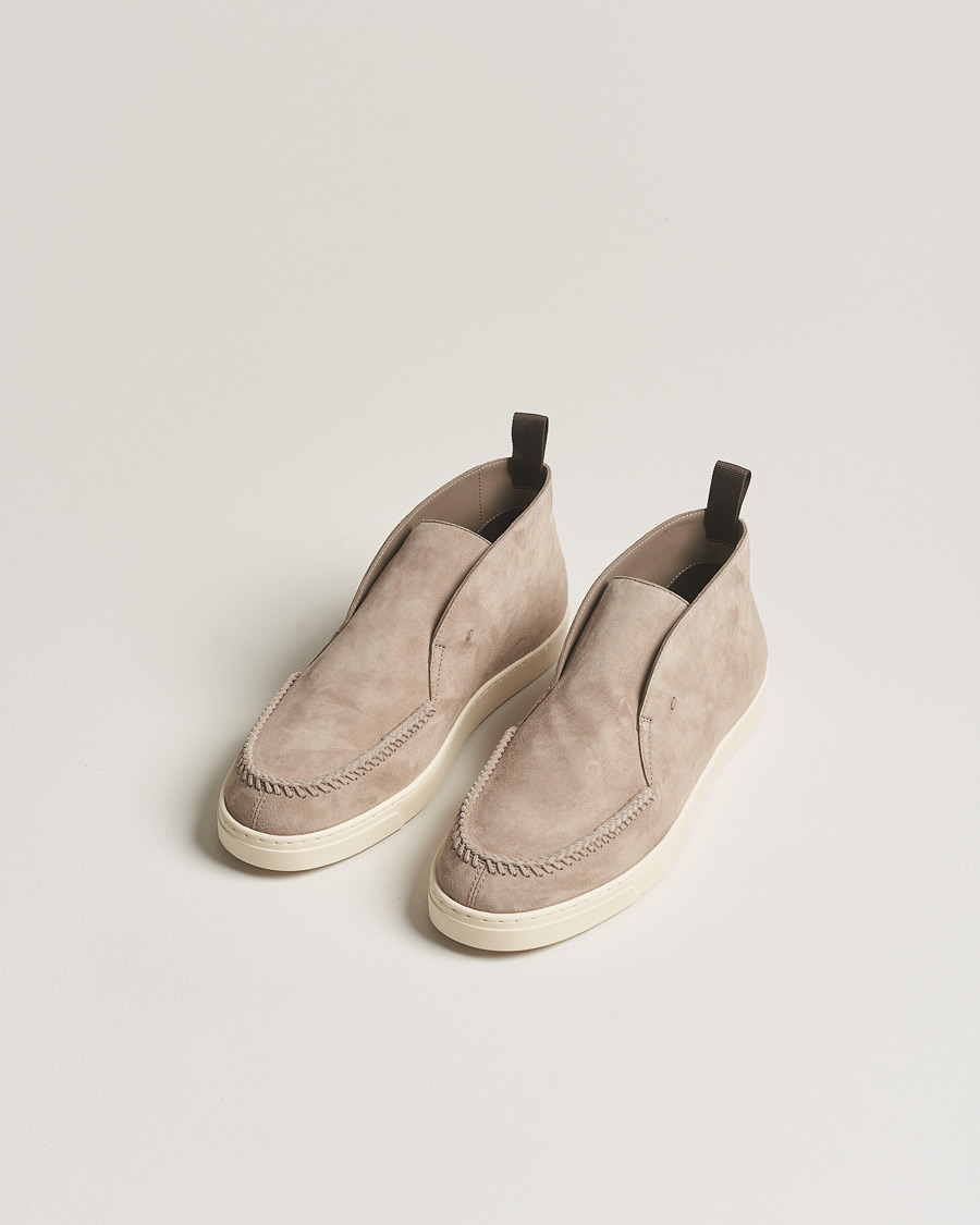 Heren | Giorgio Armani Intrecci Chukka Boot Beige Suede | Giorgio Armani | Intrecci Chukka Boot Beige Suede