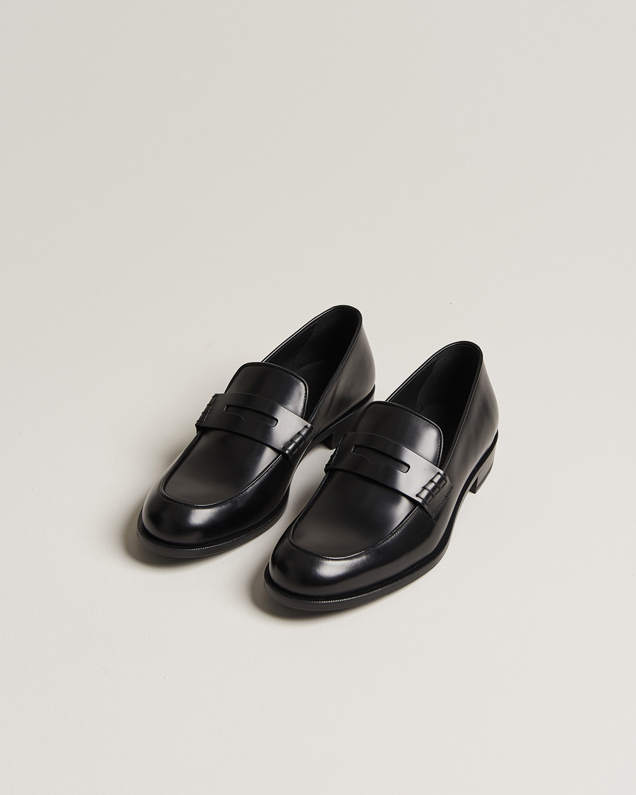 Heren | Instappers | Giorgio Armani | Penny Loafers Black Calf