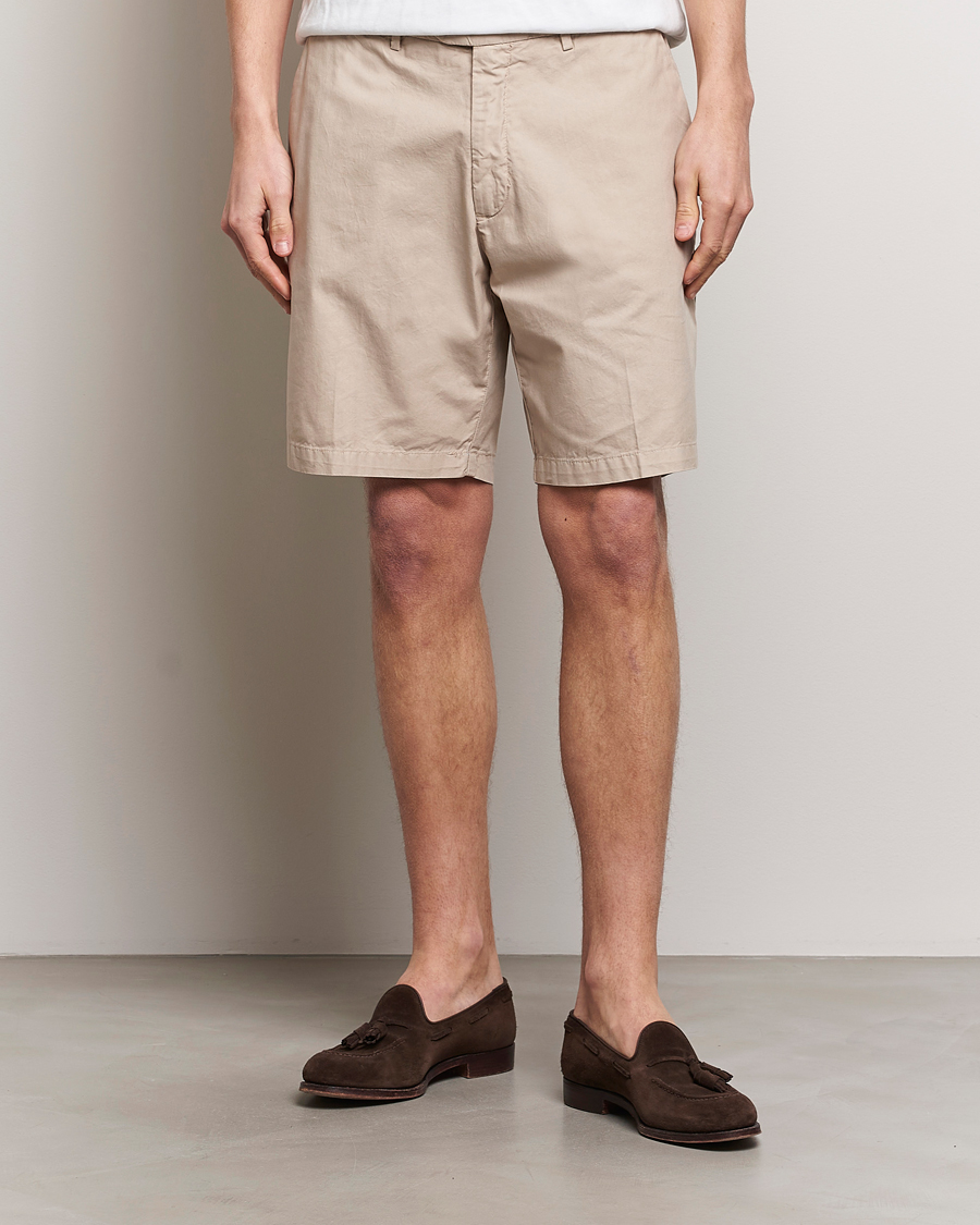 Heren | Briglia 1949 | Briglia 1949 | Easy Fit Cotton Shorts Beige