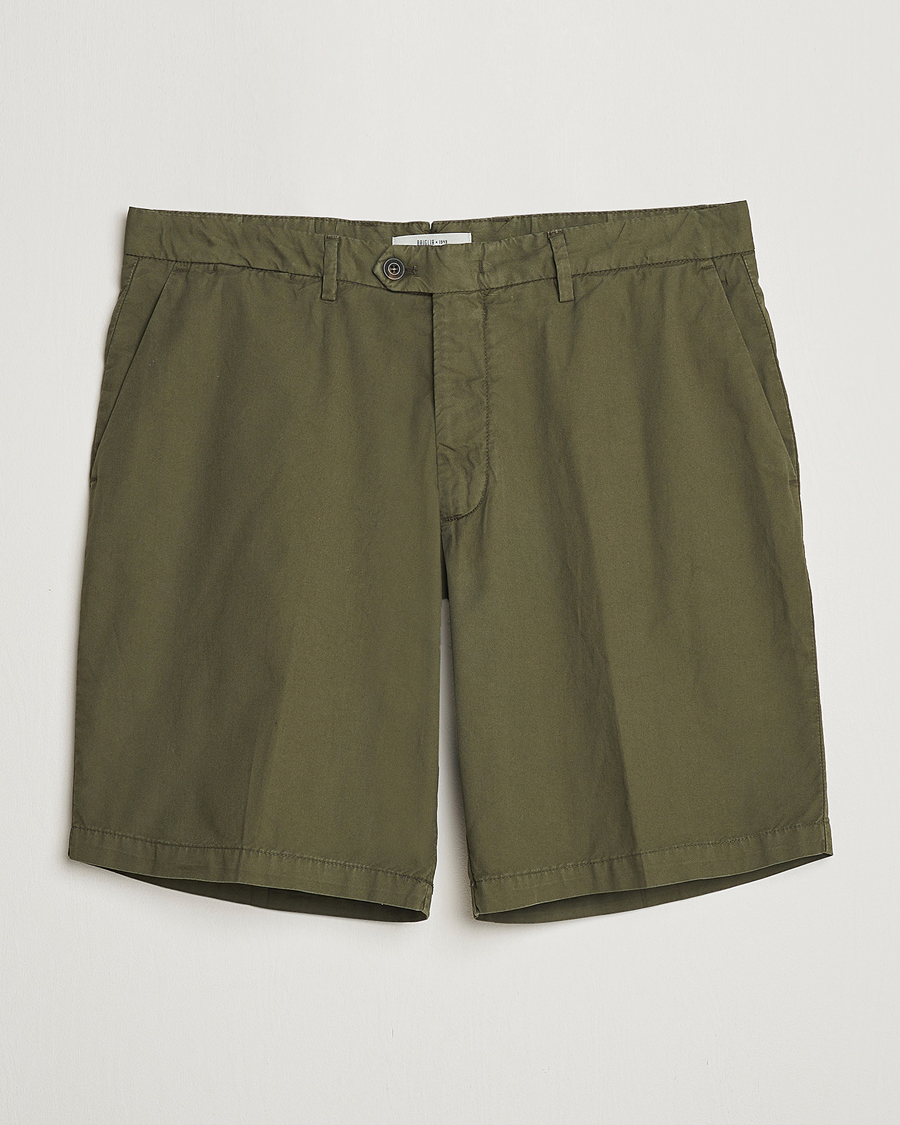 Heren | Korte broek | Briglia 1949 | Easy Fit Cotton Shorts Olive