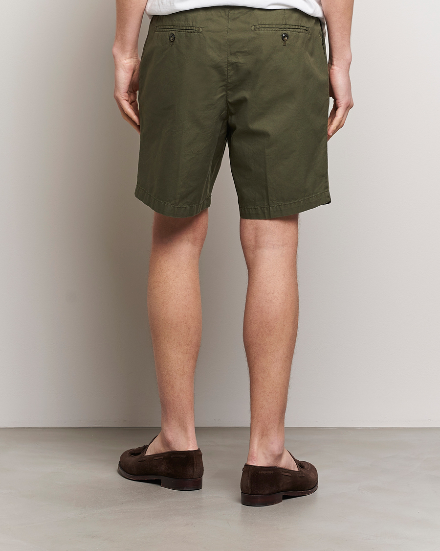 Heren | Korte broek | Briglia 1949 | Easy Fit Cotton Shorts Olive