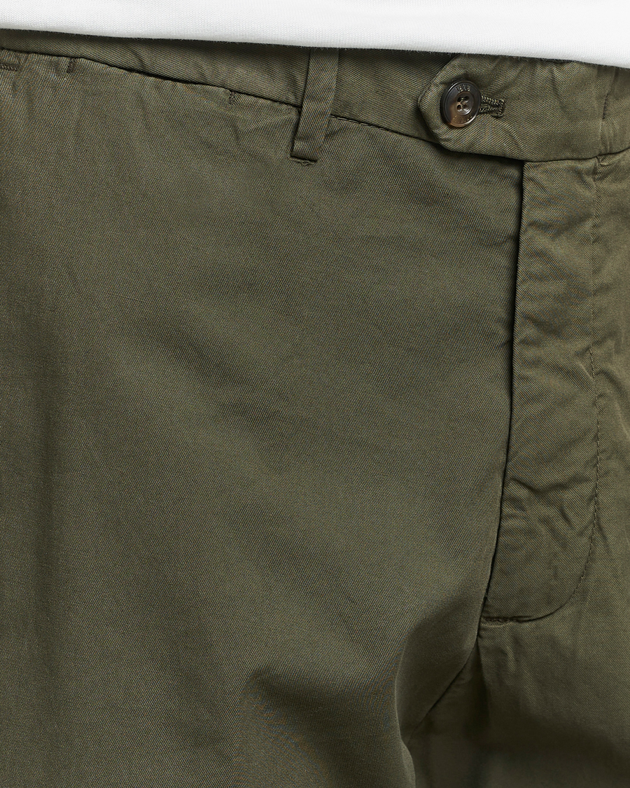 Heren | Korte broek | Briglia 1949 | Easy Fit Cotton Shorts Olive