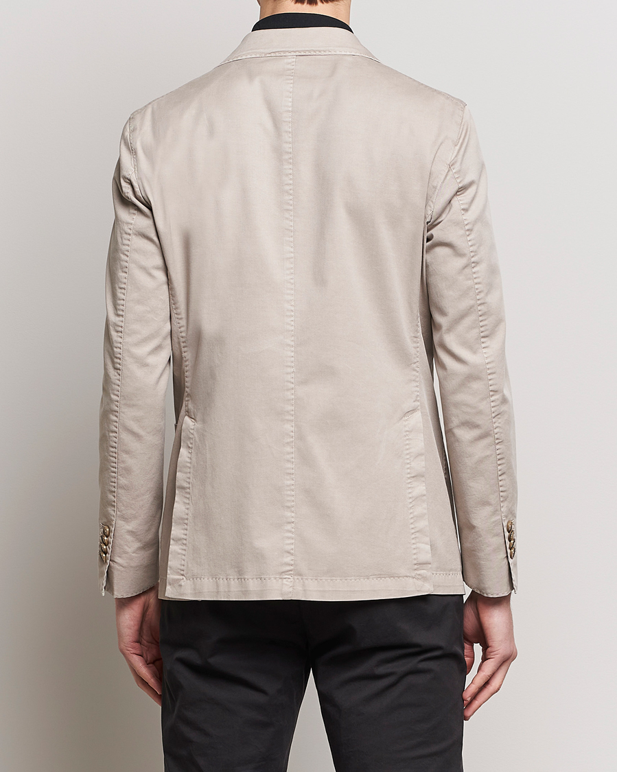 Heren | Blazers | L.B.M. 1911 | Jack Regular Fit Cotton Stretch Blazer Light Grey