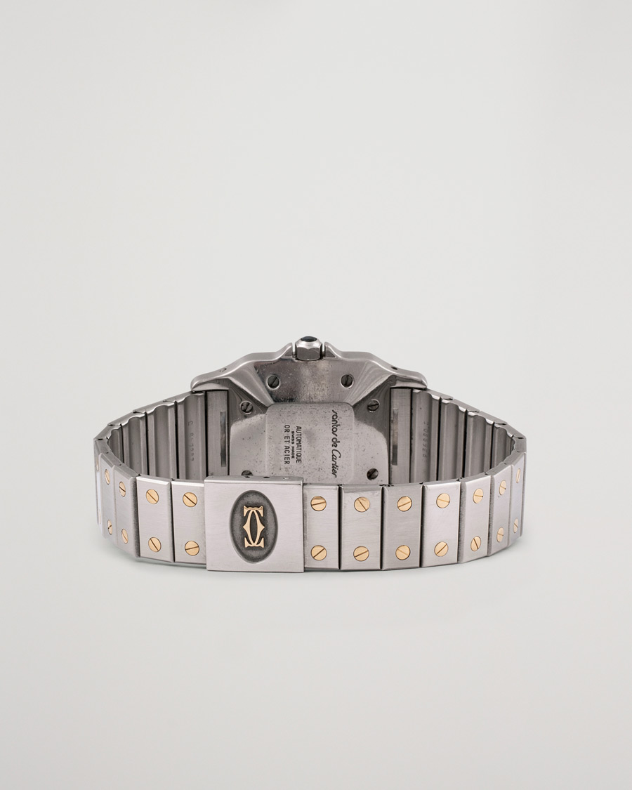 Heren | Cartier Pre-Owned Santos Galbée 2961 Silver | Cartier Pre-Owned | Santos Galbée 2961 Silver