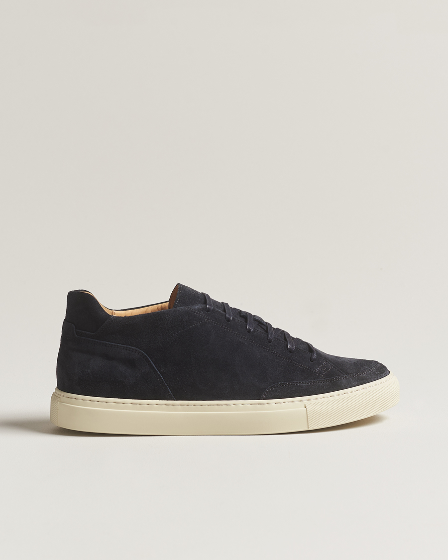 Heren | CQP Scion Mid Suede Sneaker Prussian Blue | CQP | Scion Mid Suede Sneaker Prussian Blue