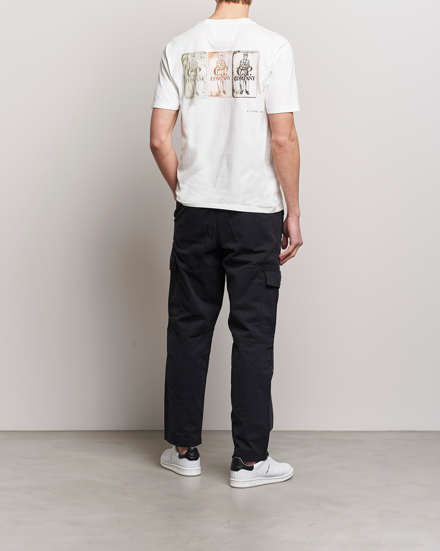 Heren | T-shirts | C.P. Company | Short Sleeve Hand Printed T-Shirt White
