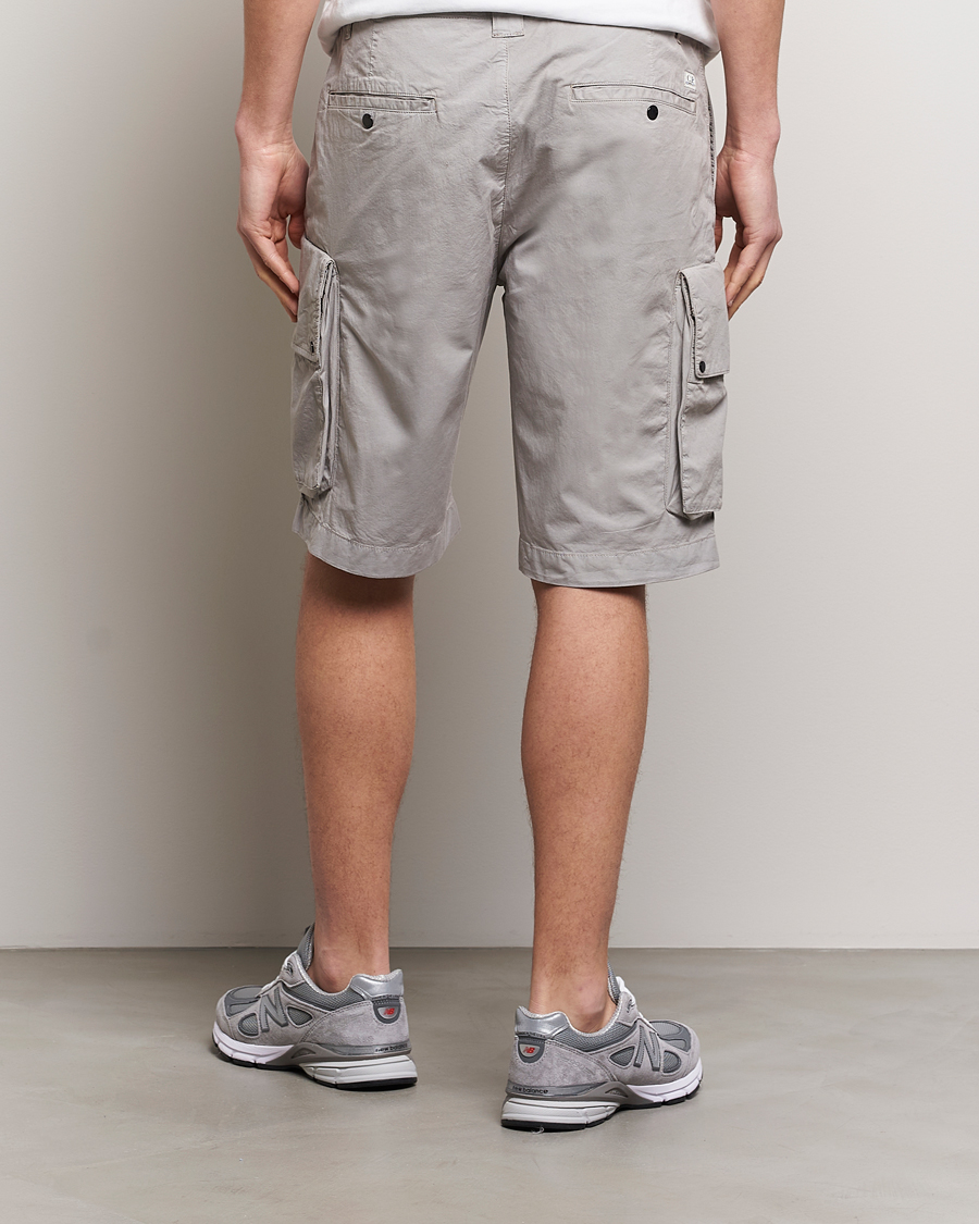 Heren | Korte broek | C.P. Company | Twill Stretch Cargo Shorts Grey