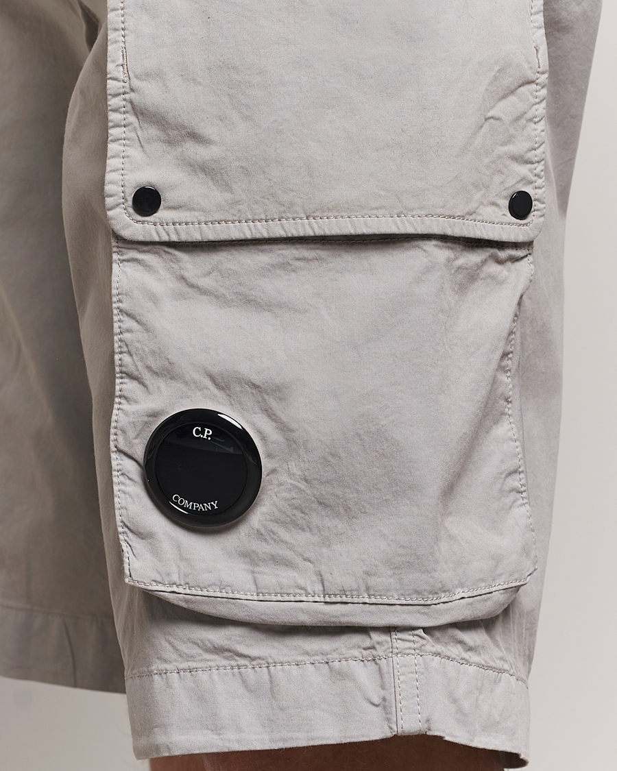 Heren | Korte broek | C.P. Company | Twill Stretch Cargo Shorts Grey