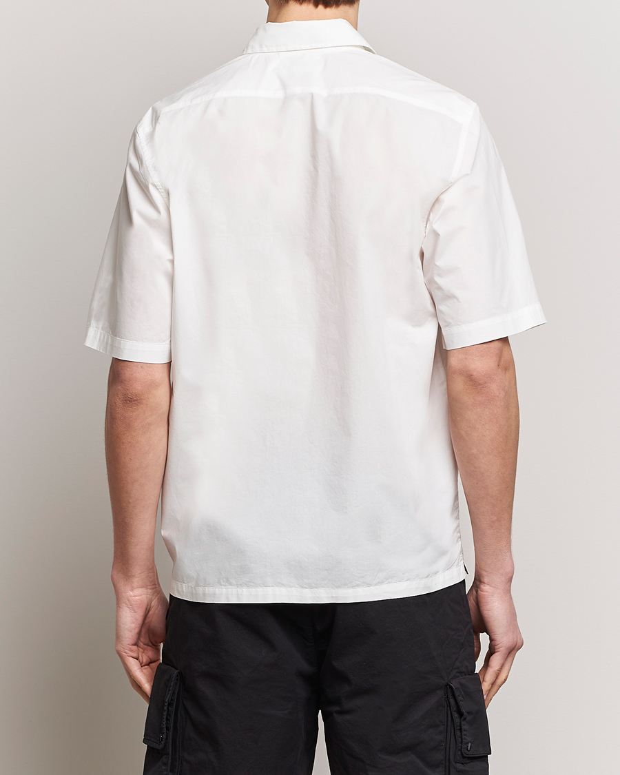 Heren | Overhemden | C.P. Company | Short Sleeve Popline Shirt White