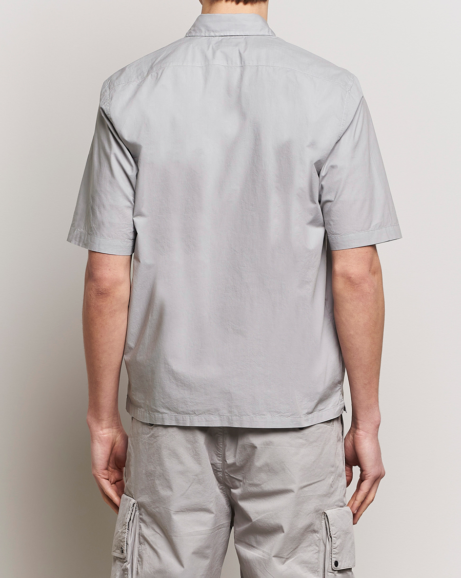Heren | Overhemden | C.P. Company | Short Sleeve Popline Shirt Grey