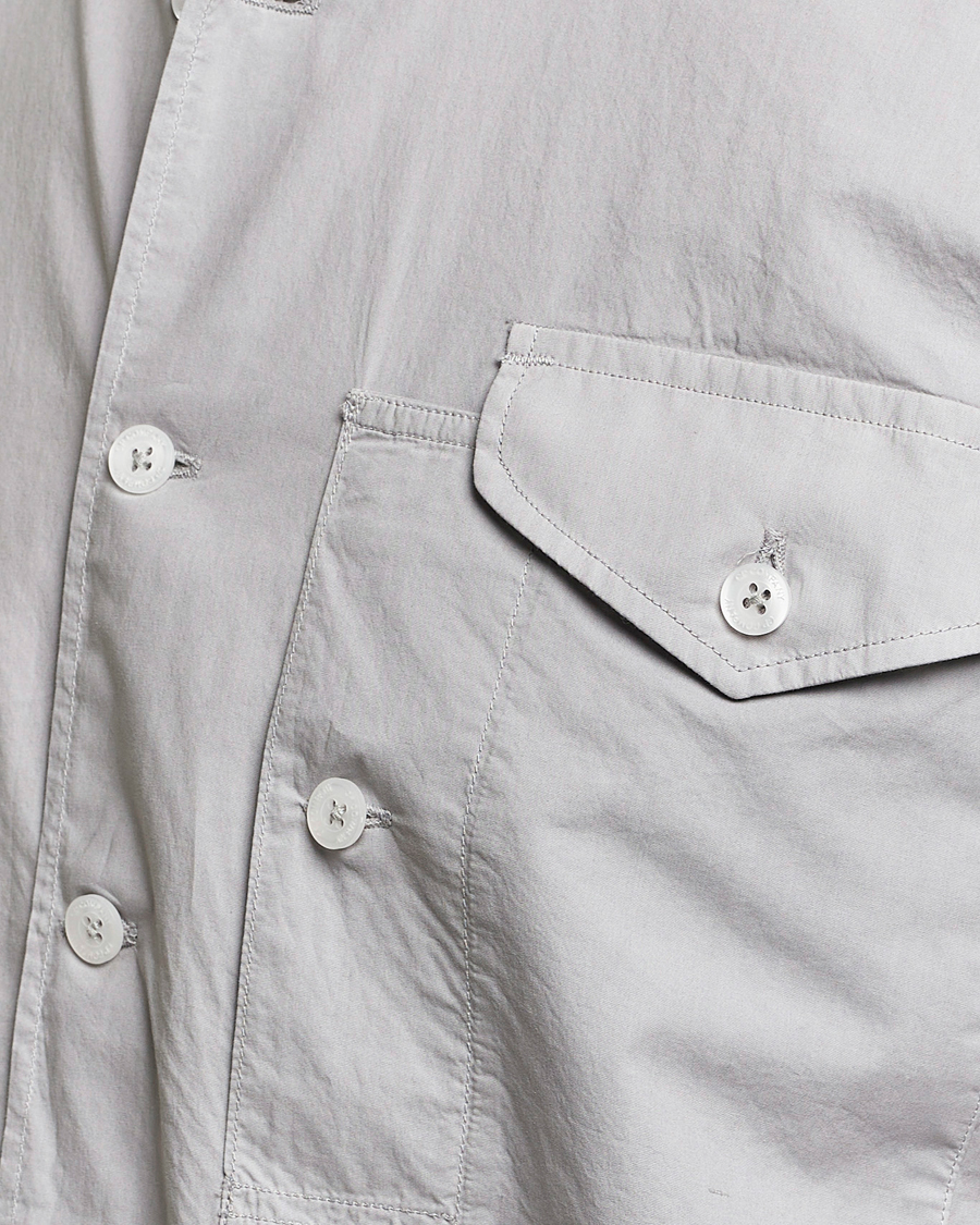 Heren | Overhemden | C.P. Company | Short Sleeve Popline Shirt Grey