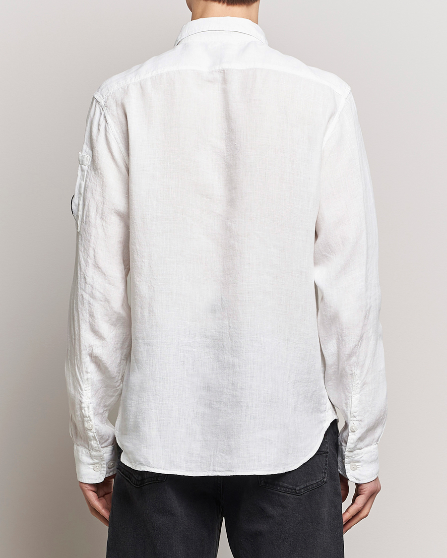 Heren | Overhemden | C.P. Company | Long Sleeve Linen Shirt White