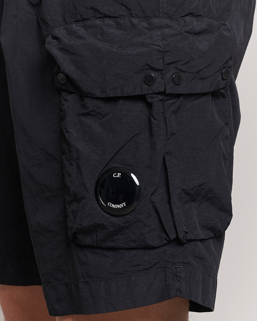 Heren | Zwembroek | C.P. Company | Flatt Nylon Cargo Swimshorts Black