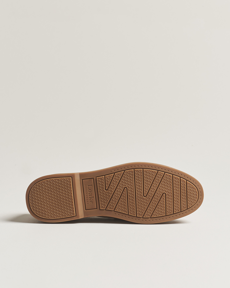 Heren | Loake 1880 Lucca Suede Penny Loafer Flint | Loake 1880 | Lucca Suede Penny Loafer Flint