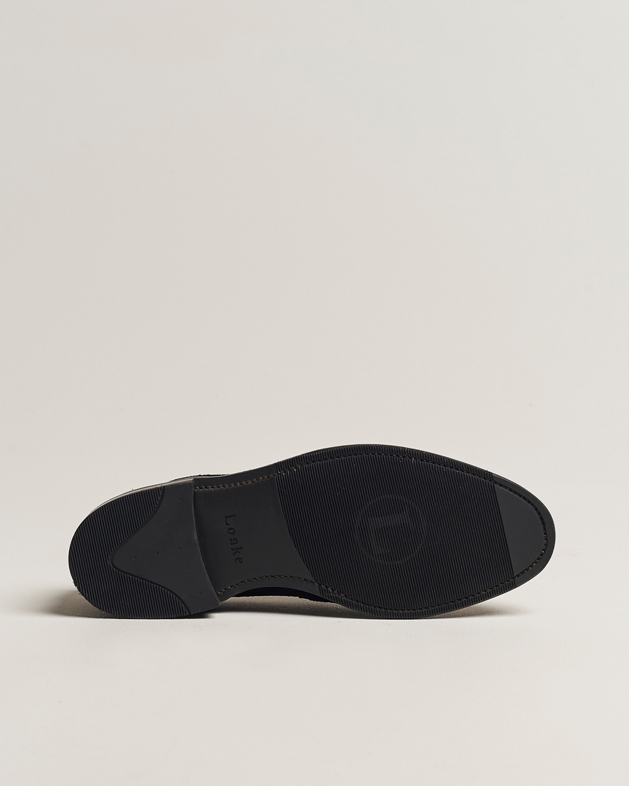 Heren | Loake 1880 Grant Shadow Sole Black Suede | Loake 1880 | Grant Shadow Sole Black Suede