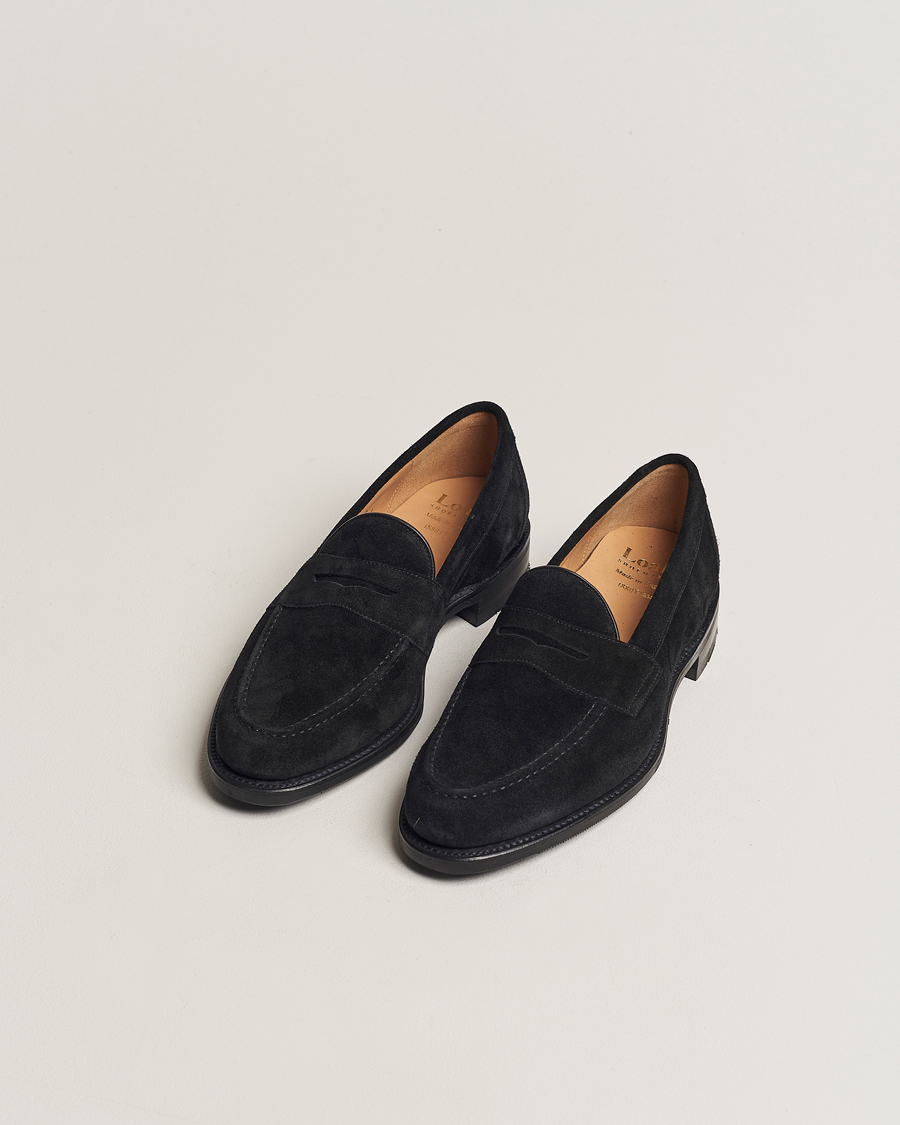 Heren | Loake 1880 Grant Shadow Sole Black Suede | Loake 1880 | Grant Shadow Sole Black Suede