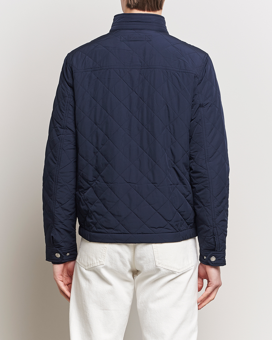 Heren | Jassen | Gant | The Quilted Windcheater Evening Blue