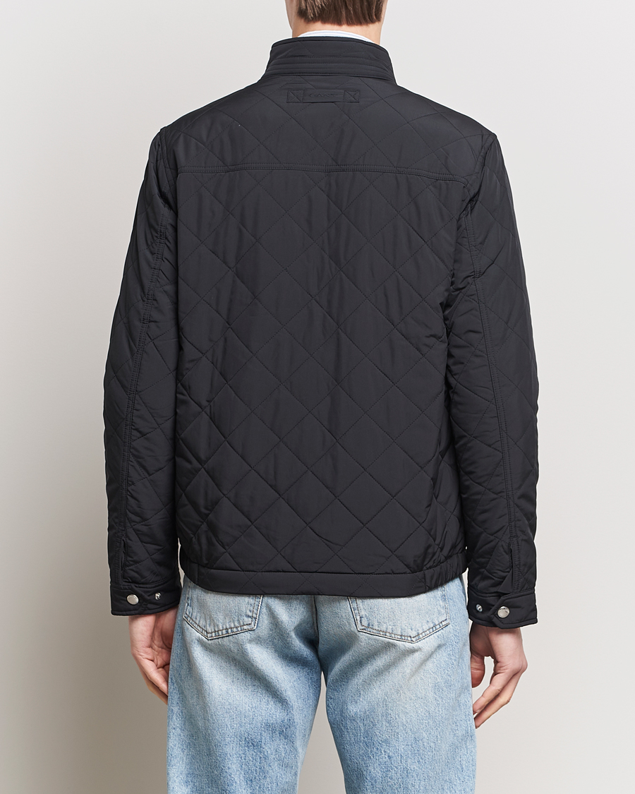Heren | Jassen | Gant | The Quilted Windcheater Black