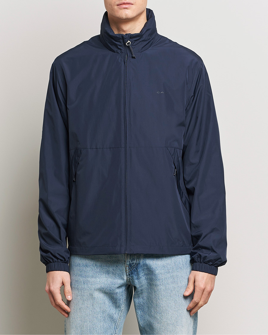 Heren | Sale | GANT | Light Nylon Windcheater Evening Blue