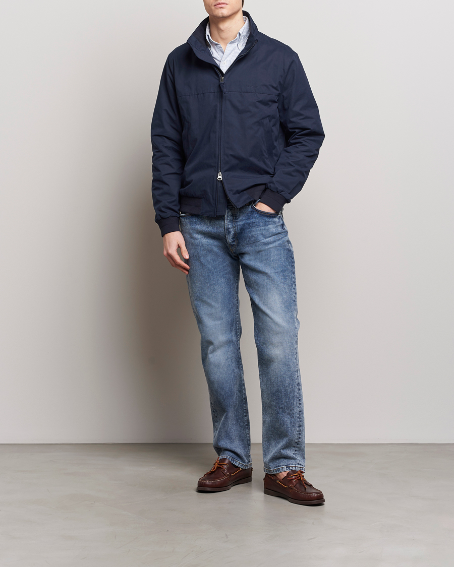 Heren | Jassen | GANT | The Hampshire Jacket Evening Blue