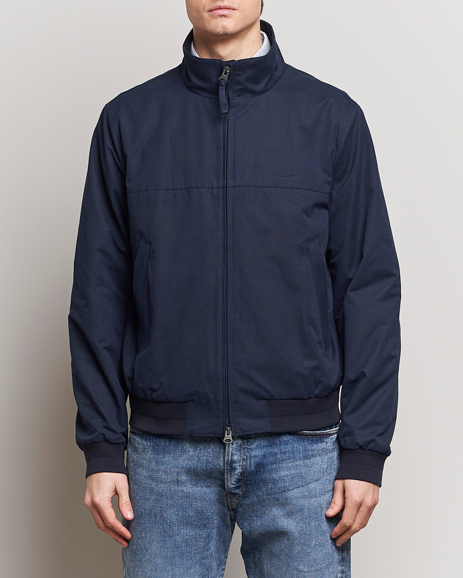 Heren | GANT | GANT | The Hampshire Jacket Evening Blue