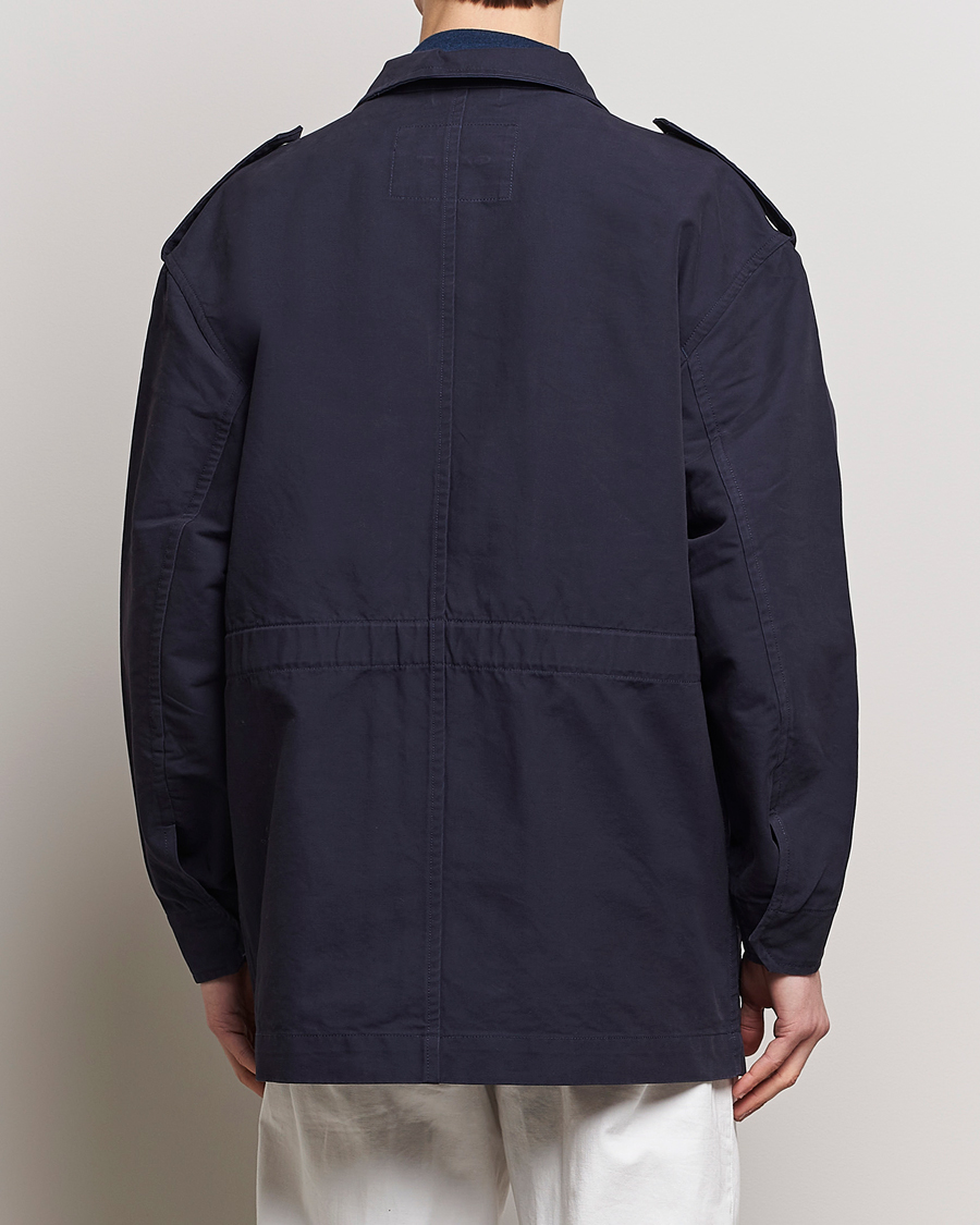 Heren | Jassen | GANT | Cotton Field Jacket Evening Blue