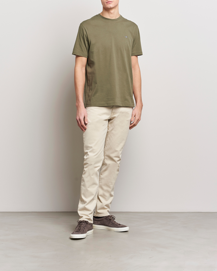 Heren | Broeken | GANT | Hayes Desert Jeans Silky Beige