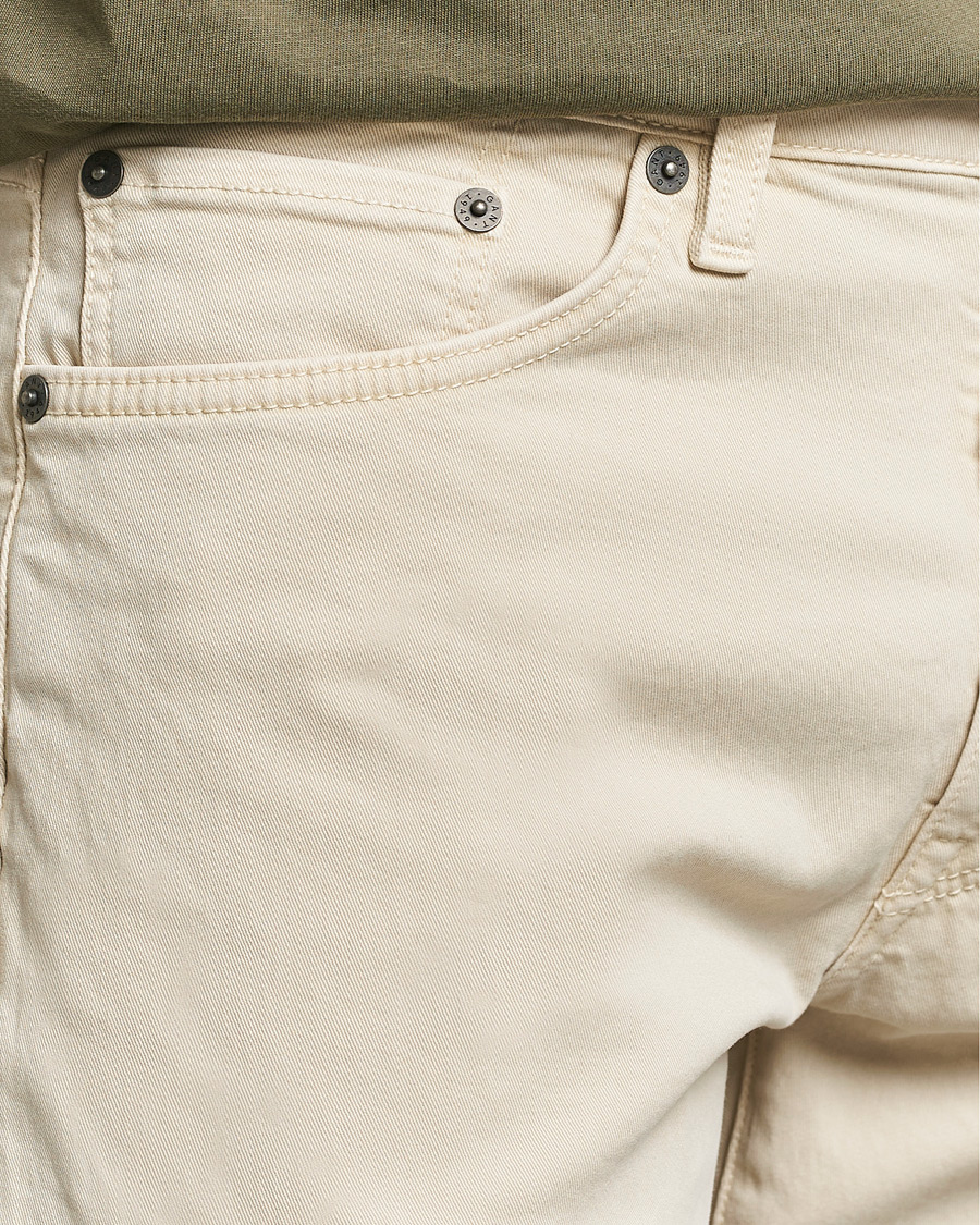 Heren | Broeken | GANT | Hayes Desert Jeans Silky Beige