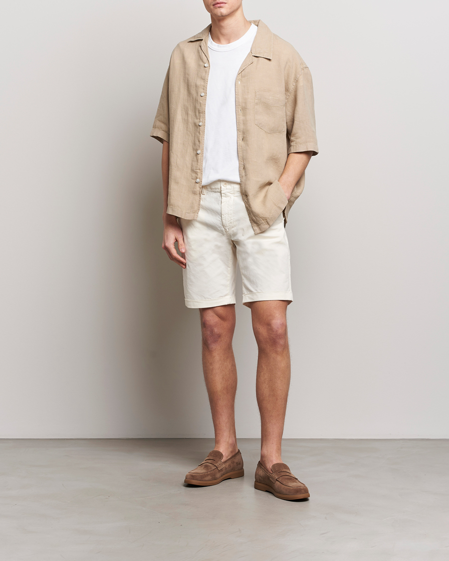 Heren | Korte broek | GANT | Regular Sunbleached Shorts Cream