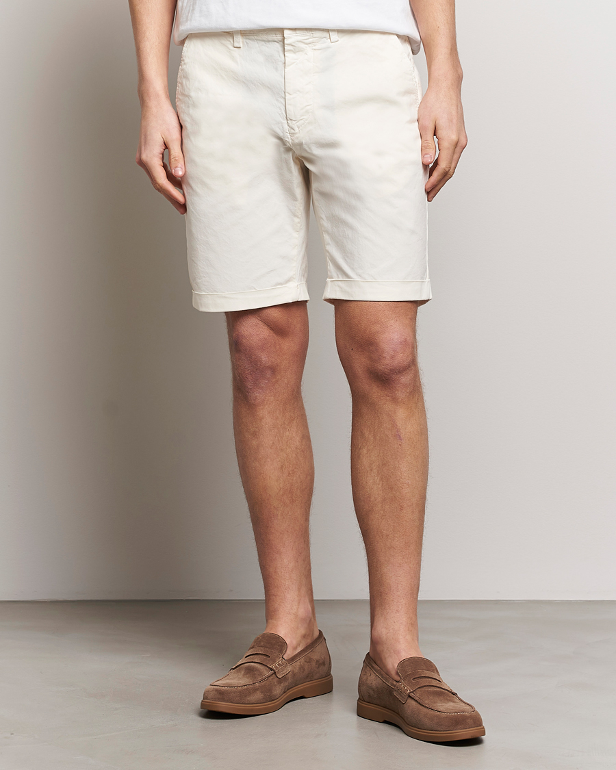 Heren | Chino-shorts | GANT | Regular Sunbleached Shorts Cream