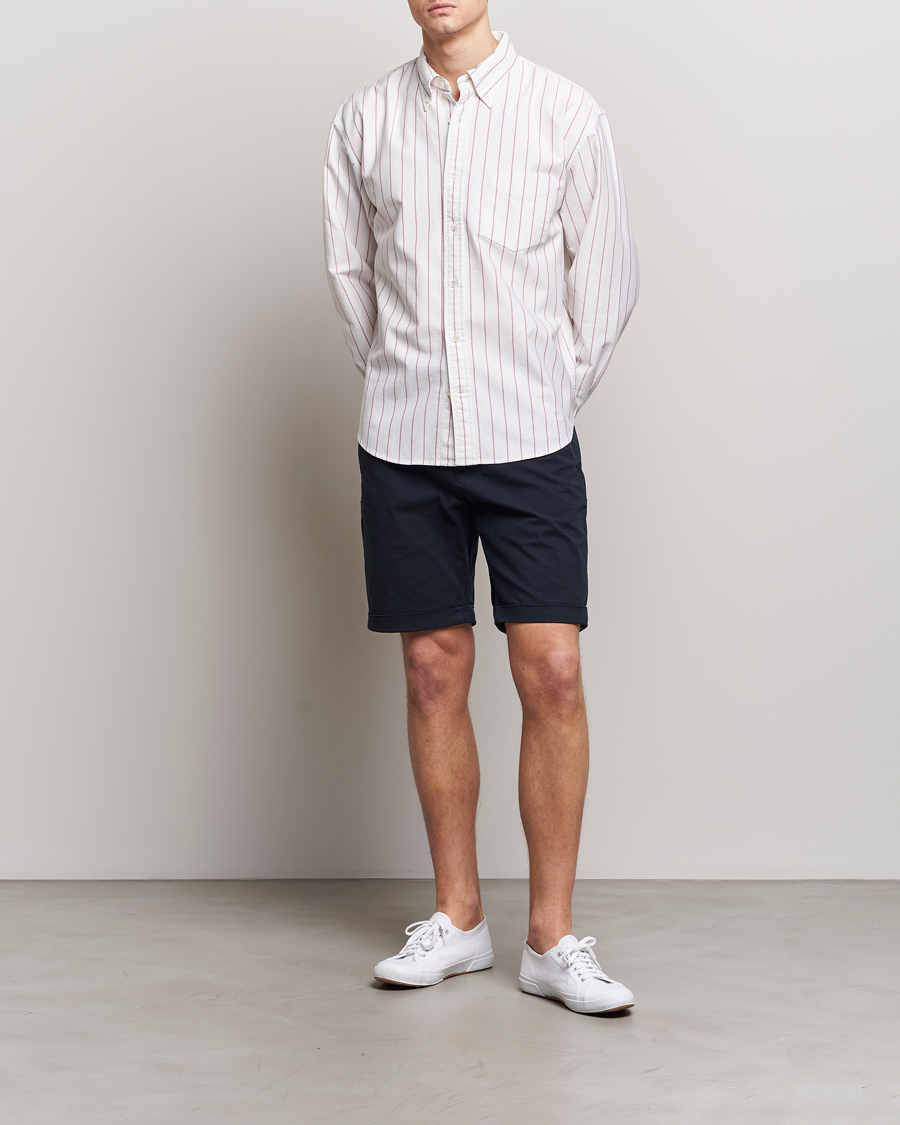 Heren | Korte broek | GANT | Regular Sunbleached Shorts Marine