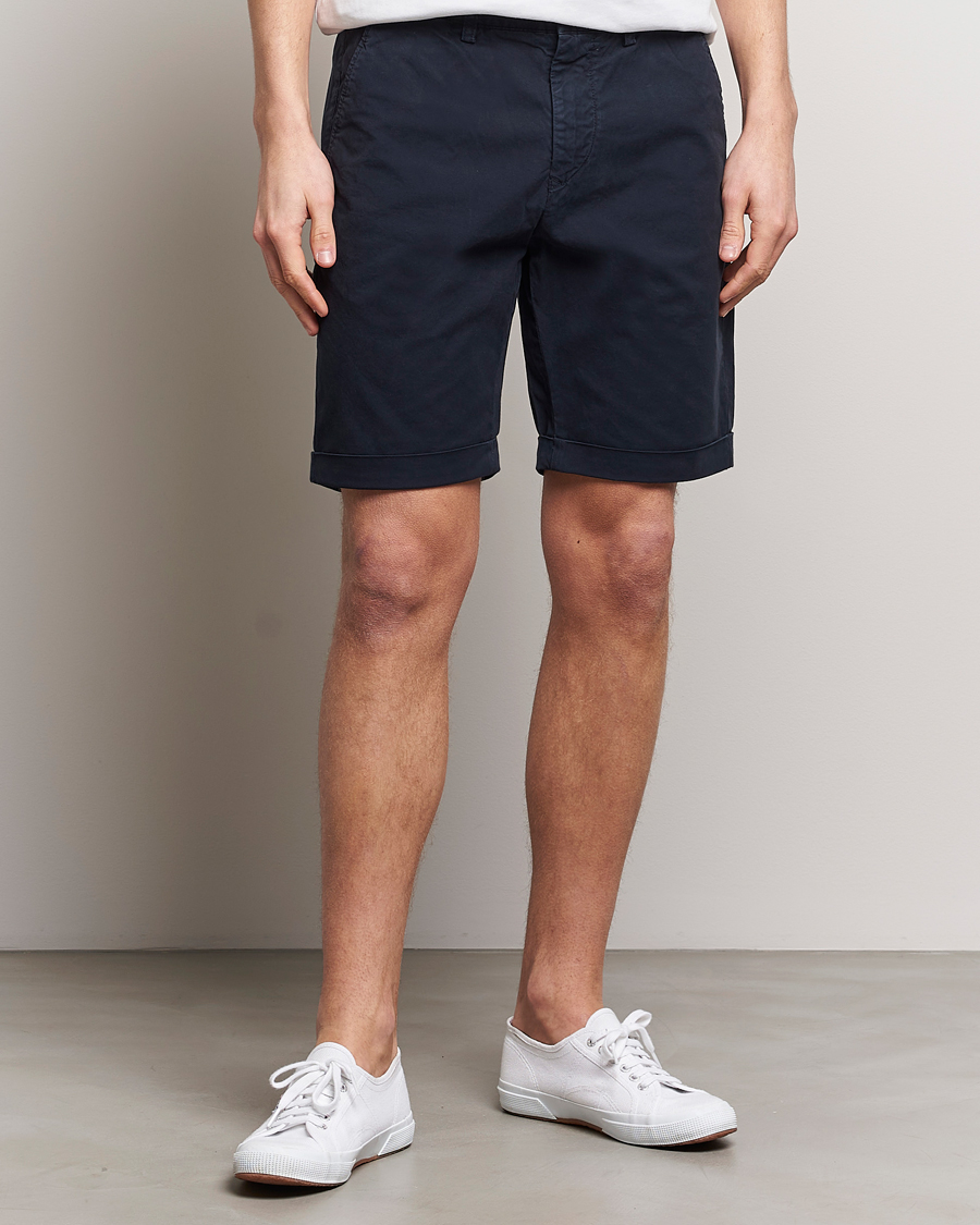 Heren | GANT | GANT | Regular Sunbleached Shorts Marine