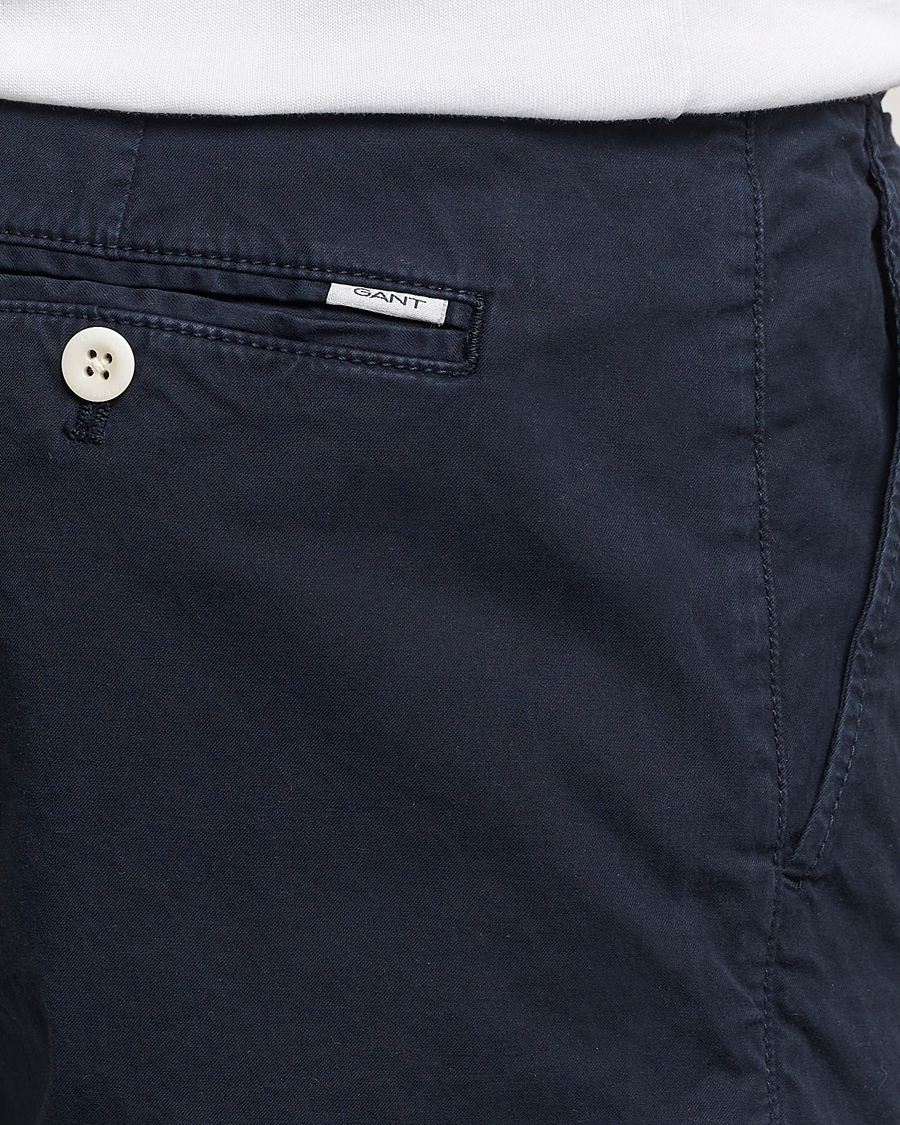 Heren | Korte broek | GANT | Regular Sunbleached Shorts Marine