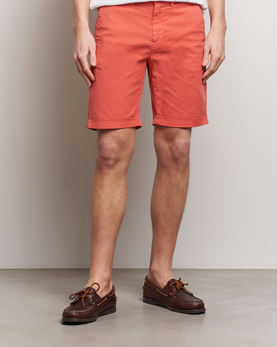 Heren | Chino-shorts | GANT | Regular Sunbleached Shorts Sunset Pink