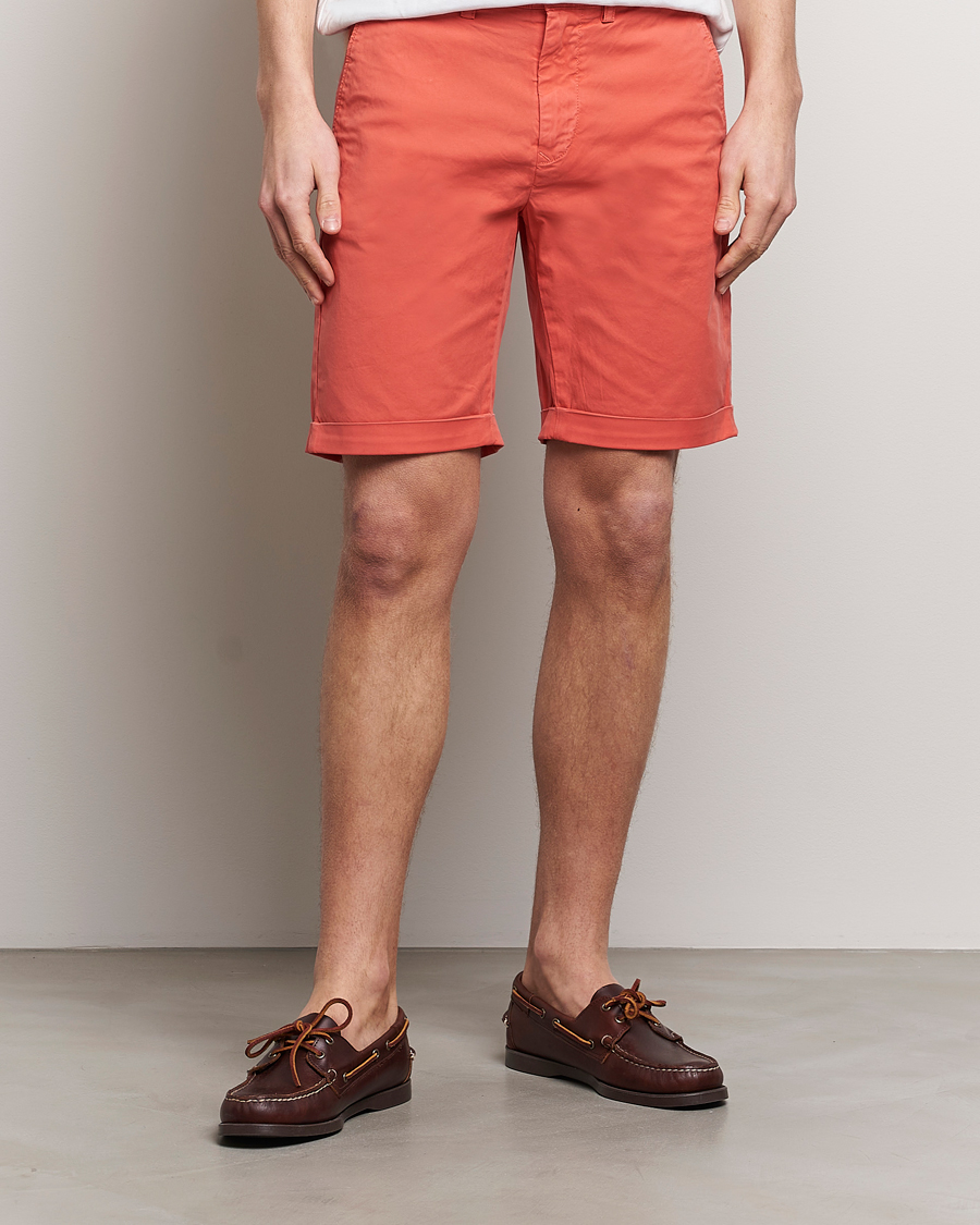 Heren | Nieuws | GANT | Regular Sunbleached Shorts Sunset Pink