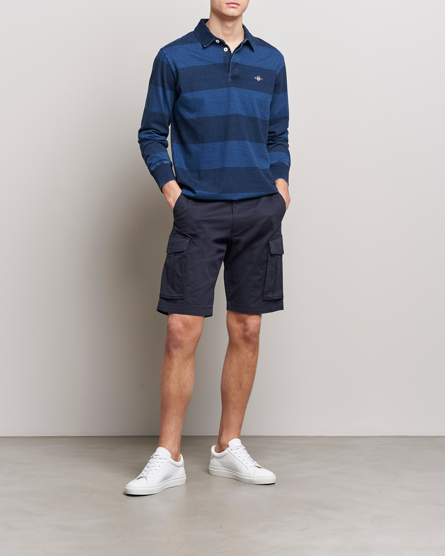 Heren | Korte broek | GANT | Relaxed Twill Cargo Shorts Marine