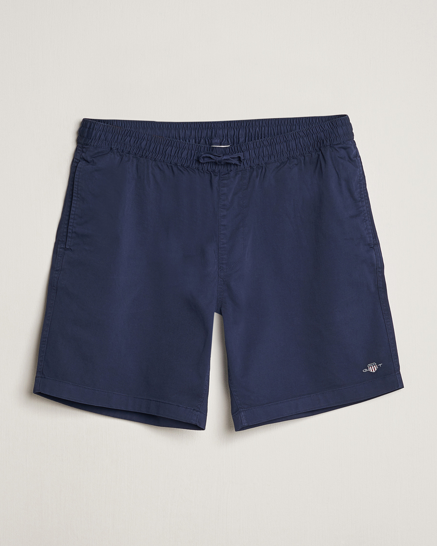 Heren | Korte broek | GANT | Drawstring Logo Shorts Marine