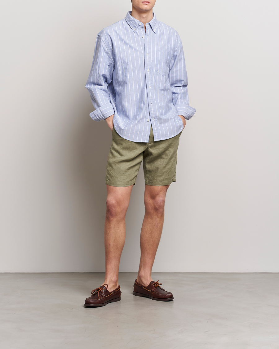 Heren | Korte broek | GANT | Relaxed Linen Drawstring Shorts Dried Clay