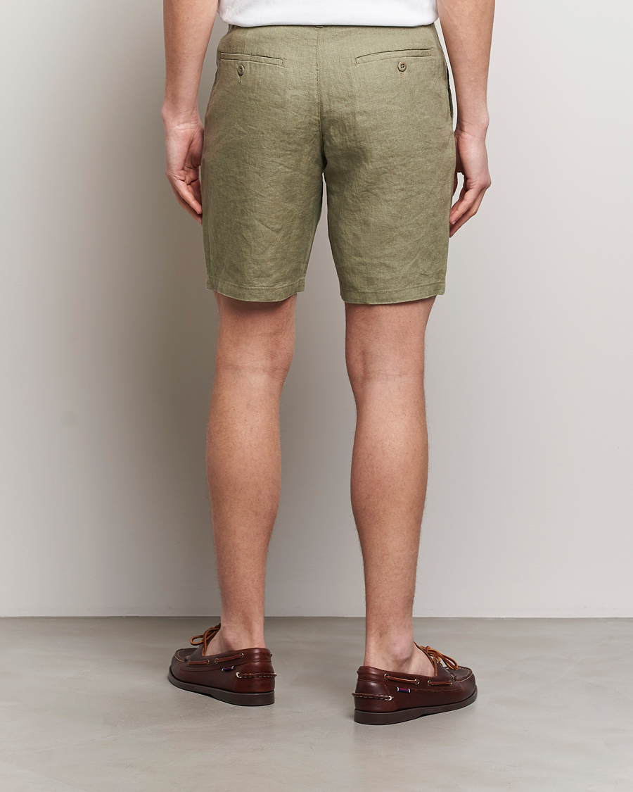 Heren | Korte broek | GANT | Relaxed Linen Drawstring Shorts Dried Clay