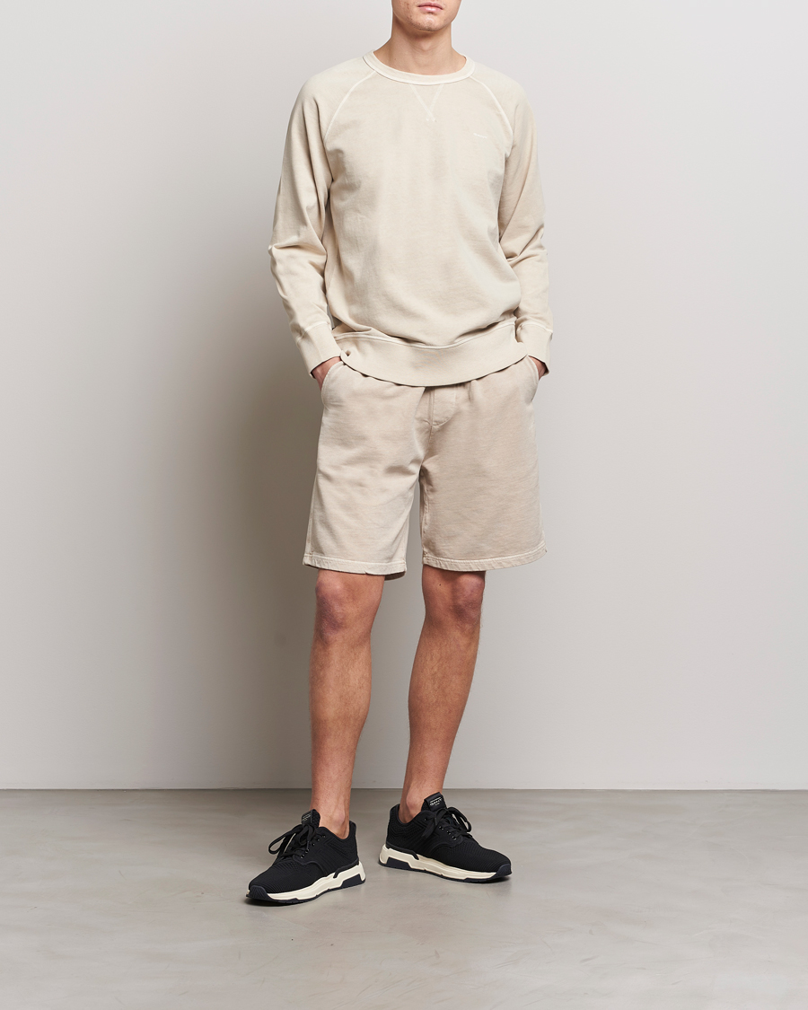 Heren | Korte broek | GANT | Sunbleached Sweatshorts Silky Beige