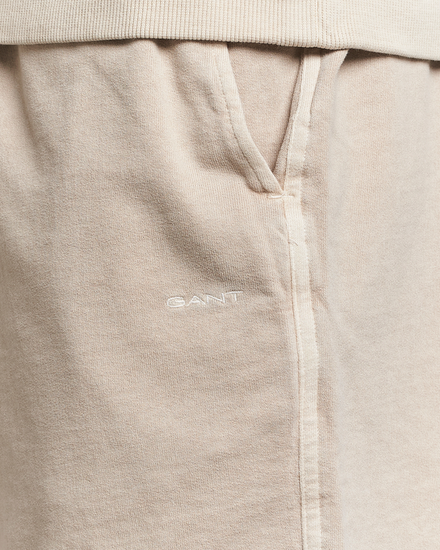 Heren | Korte broek | GANT | Sunbleached Sweatshorts Silky Beige