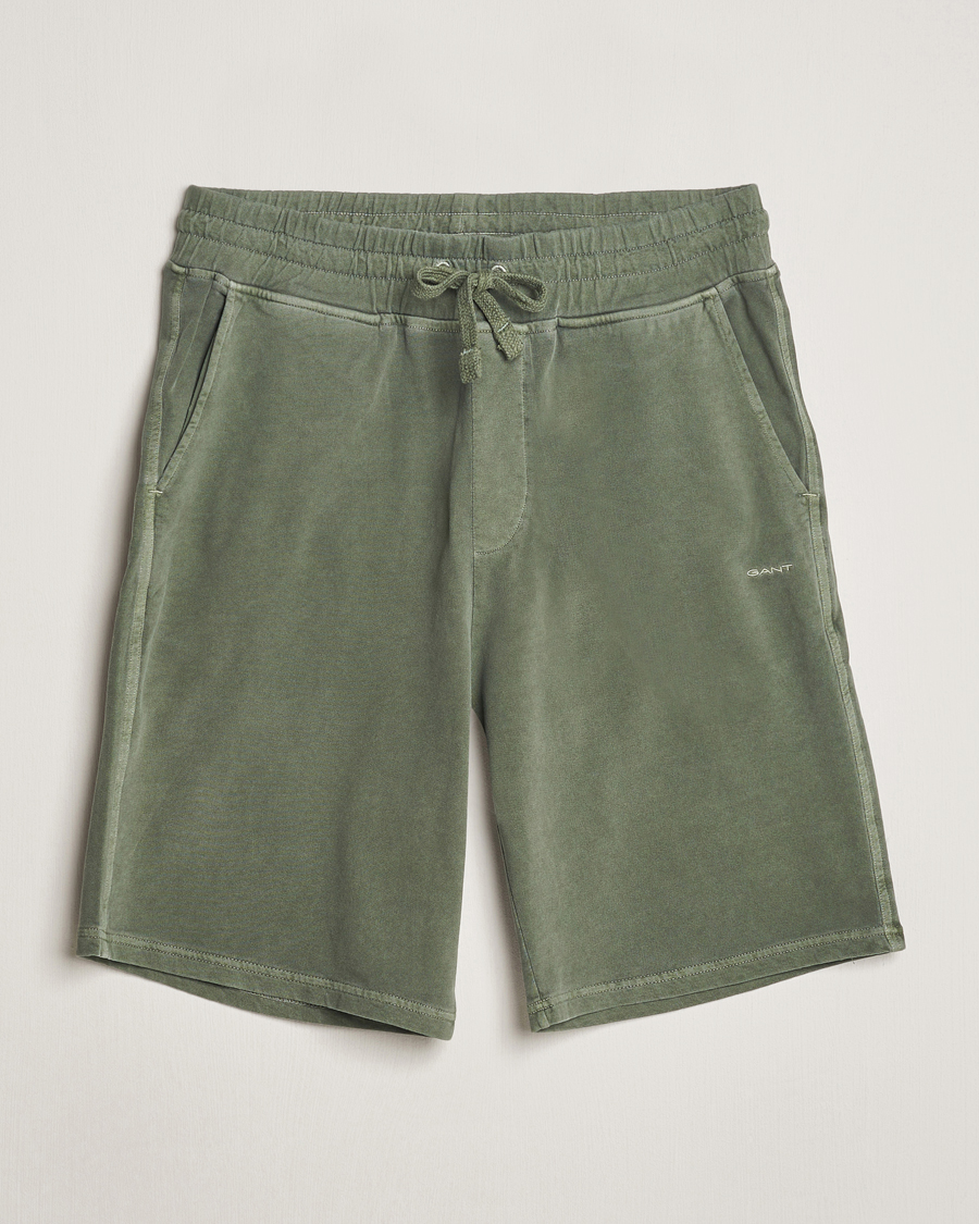 Heren | Korte broek | GANT | Sunbleached Sweatshorts Pine Green