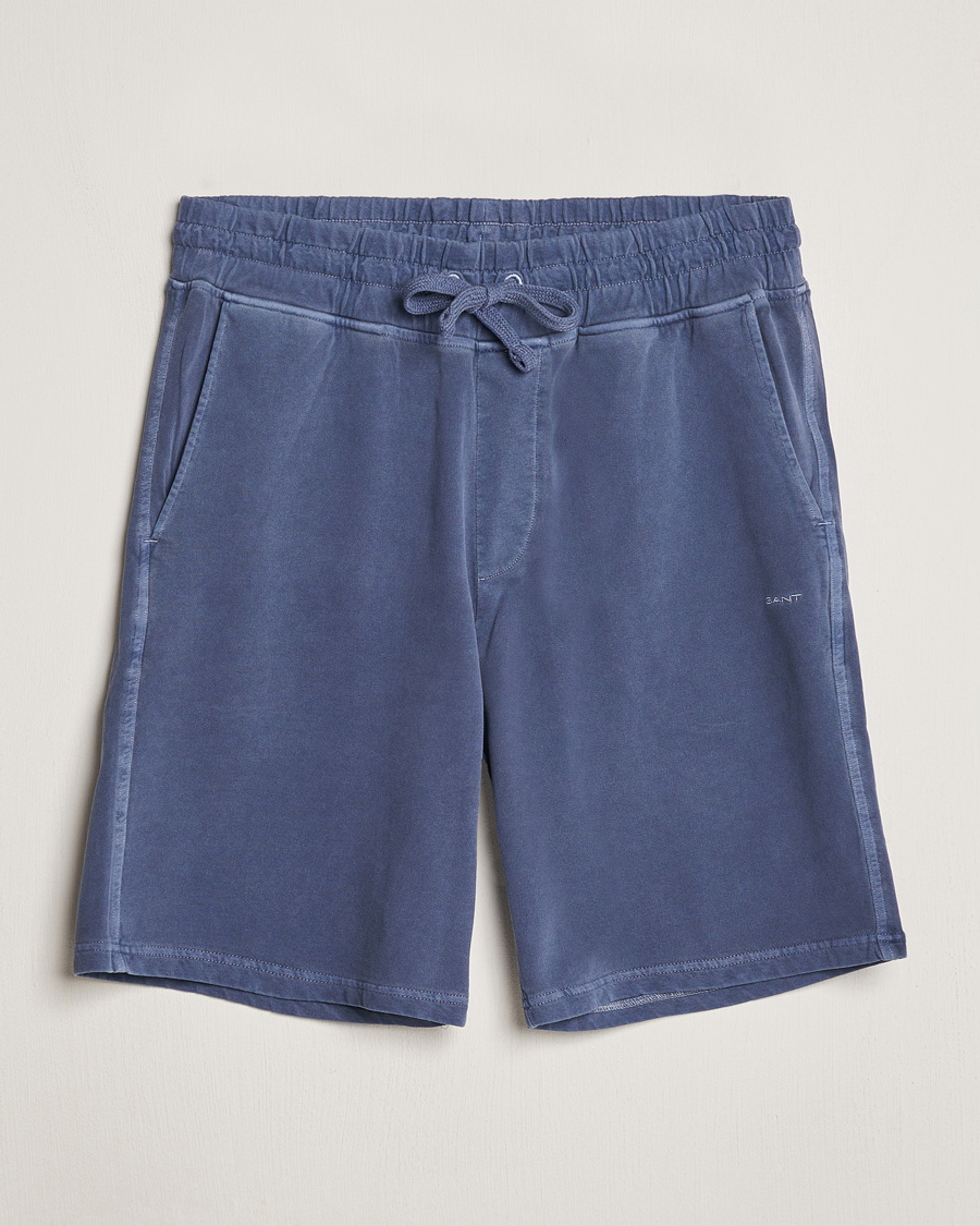 Heren | Korte broek | GANT | Sunbleached Sweatshorts Dusty Blue Sea