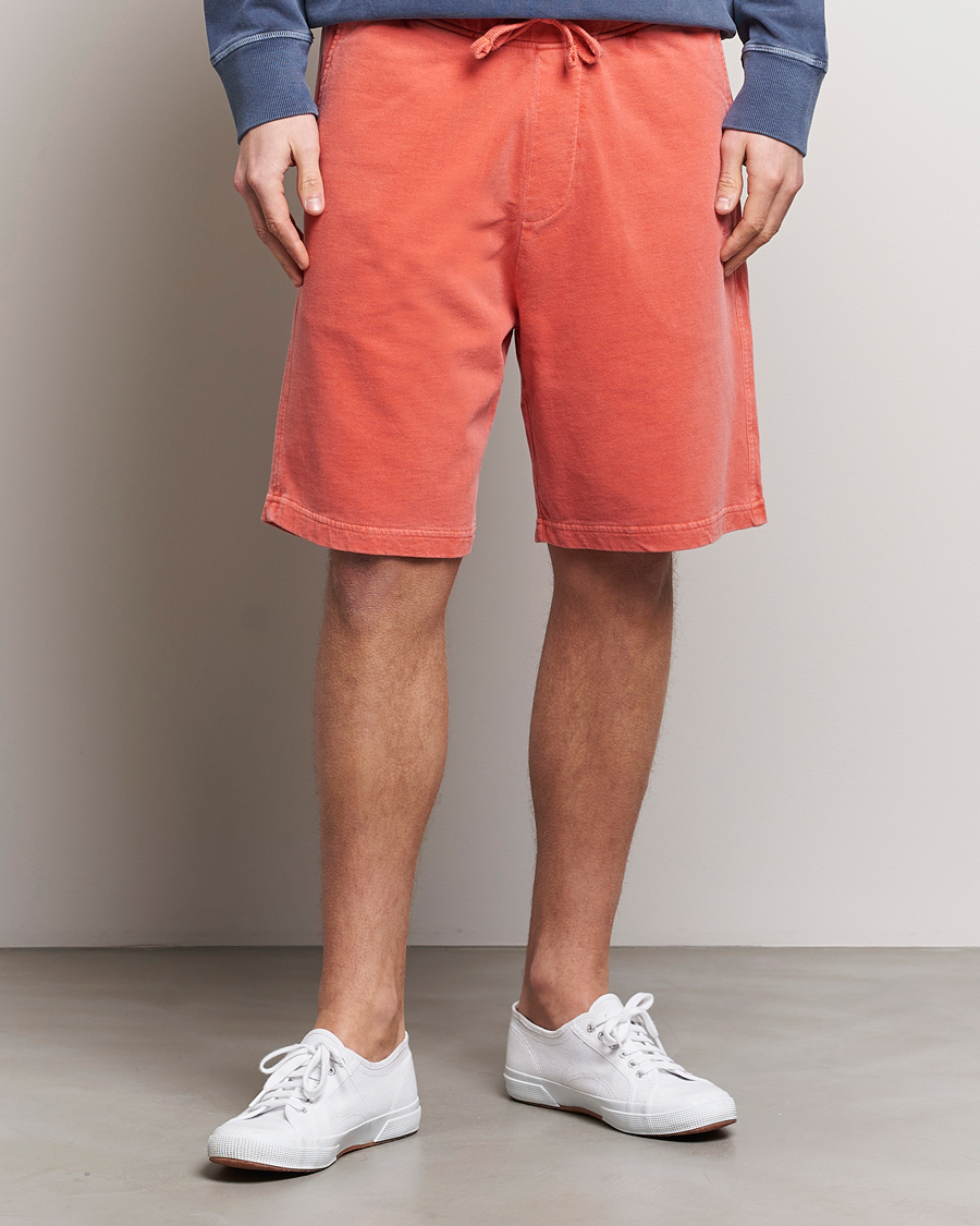 Heren | Sweatshorts | GANT | Sunbleached Sweatshorts Burnt Orange