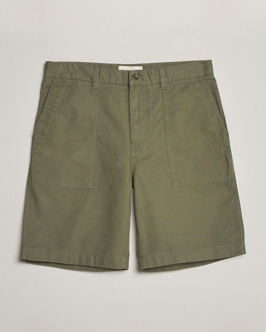 Heren | Korte broek | GANT | Cotton/Linen Shorts Four Leaf Clover