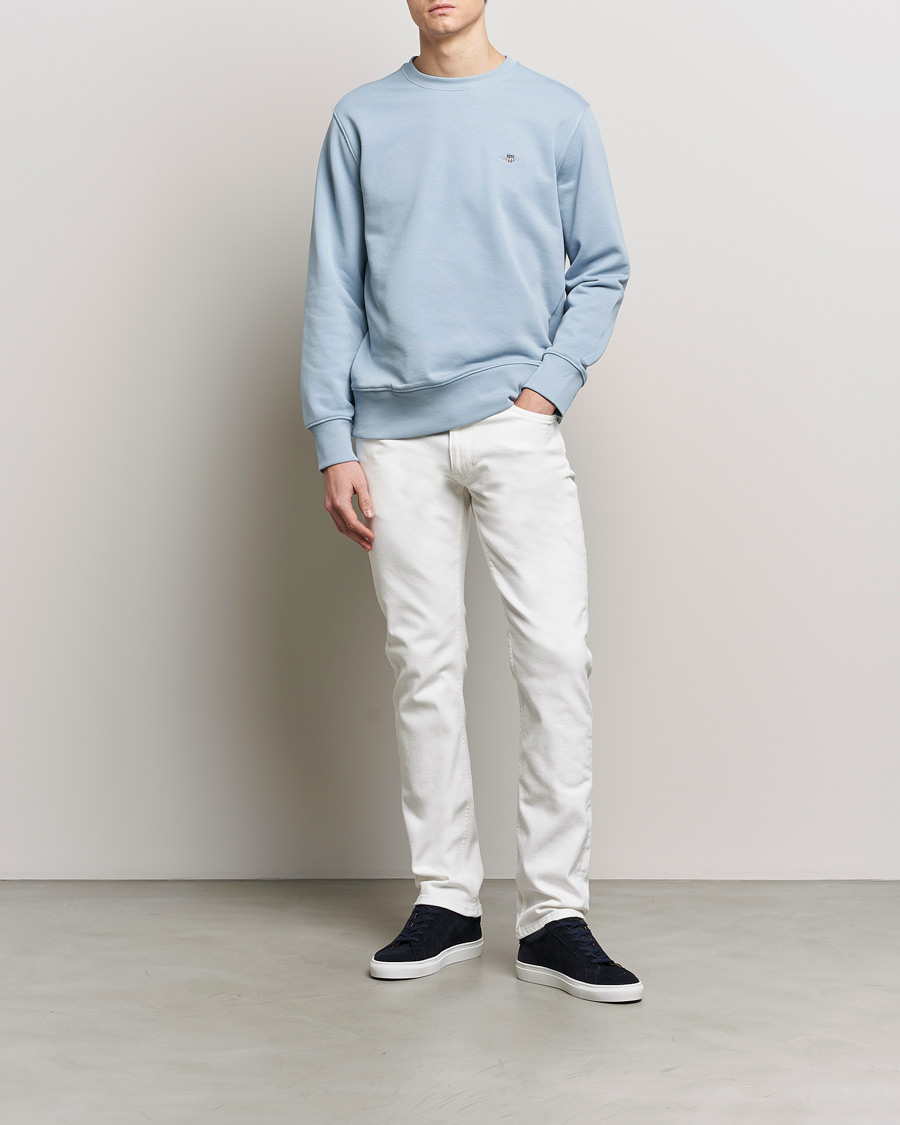 Heren | Truien | GANT | Original Crew Neck Sweatshirt Dove Blue