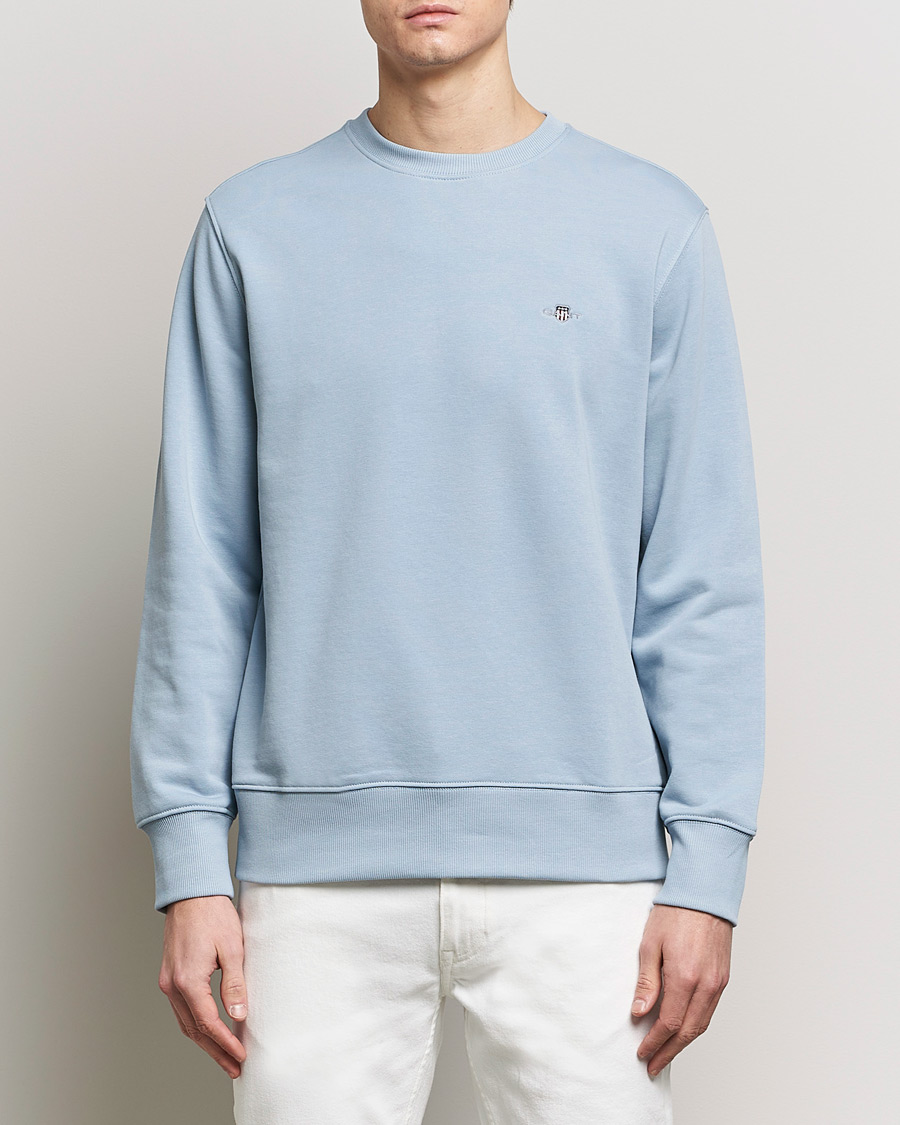 Heren |  | GANT | Original Crew Neck Sweatshirt Dove Blue