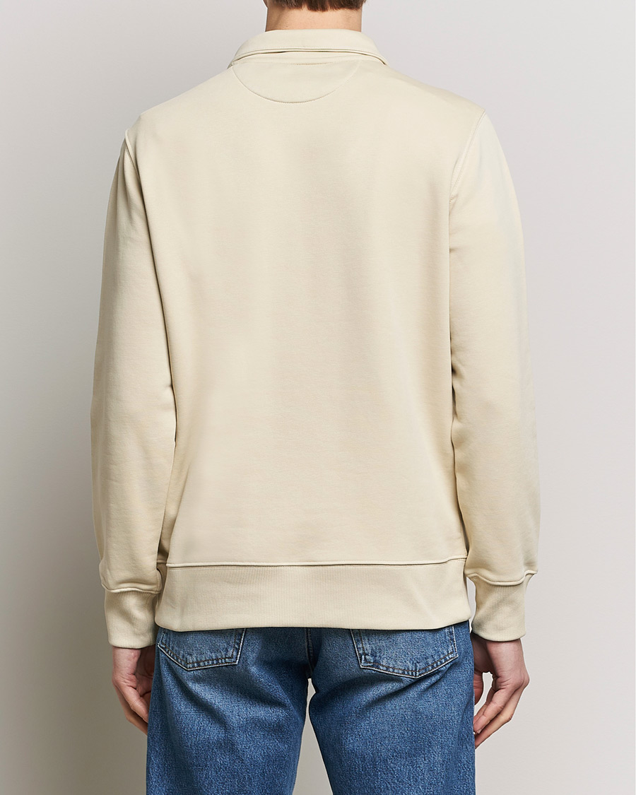 Heren | Truien | GANT | Original Shield Half Zip Sweater Silky Beige