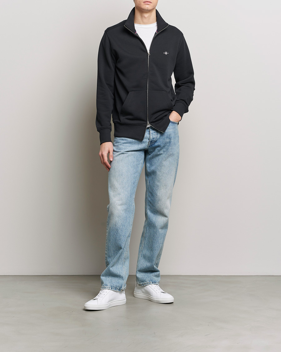 Heren | Truien | GANT | Original Full Zip  Black